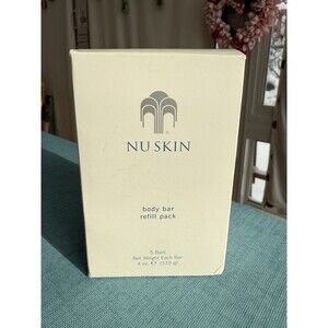 Nu Skin Nuskin Body Bar Refill Pack Soap Free 4 oz 115 g (5 Bars) Box Sealed